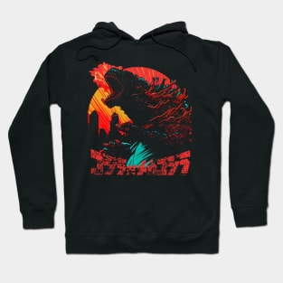 Attack on Godzilla Hoodie